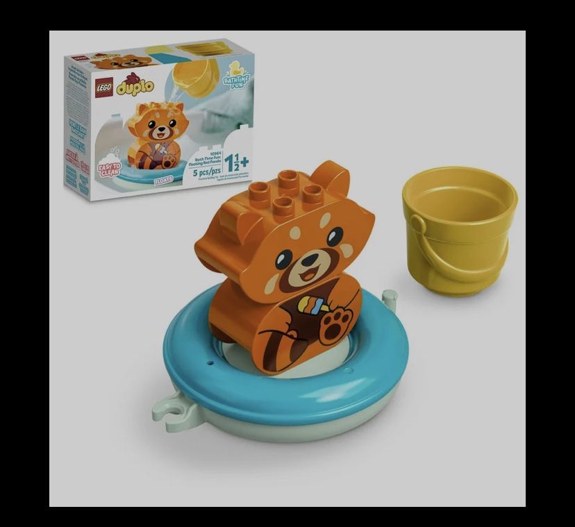 LEGO DUPLO My First Bath Time Fun: Floating Red Panda Set (10964)