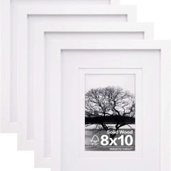 Egofine 8x10 Picture Frames Set of 4