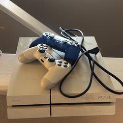 PS4 With 2 Controllers 