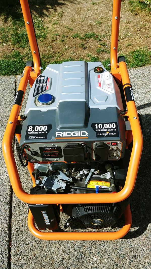 Ridgid 10.000 w Generator for Sale in Kent, WA OfferUp