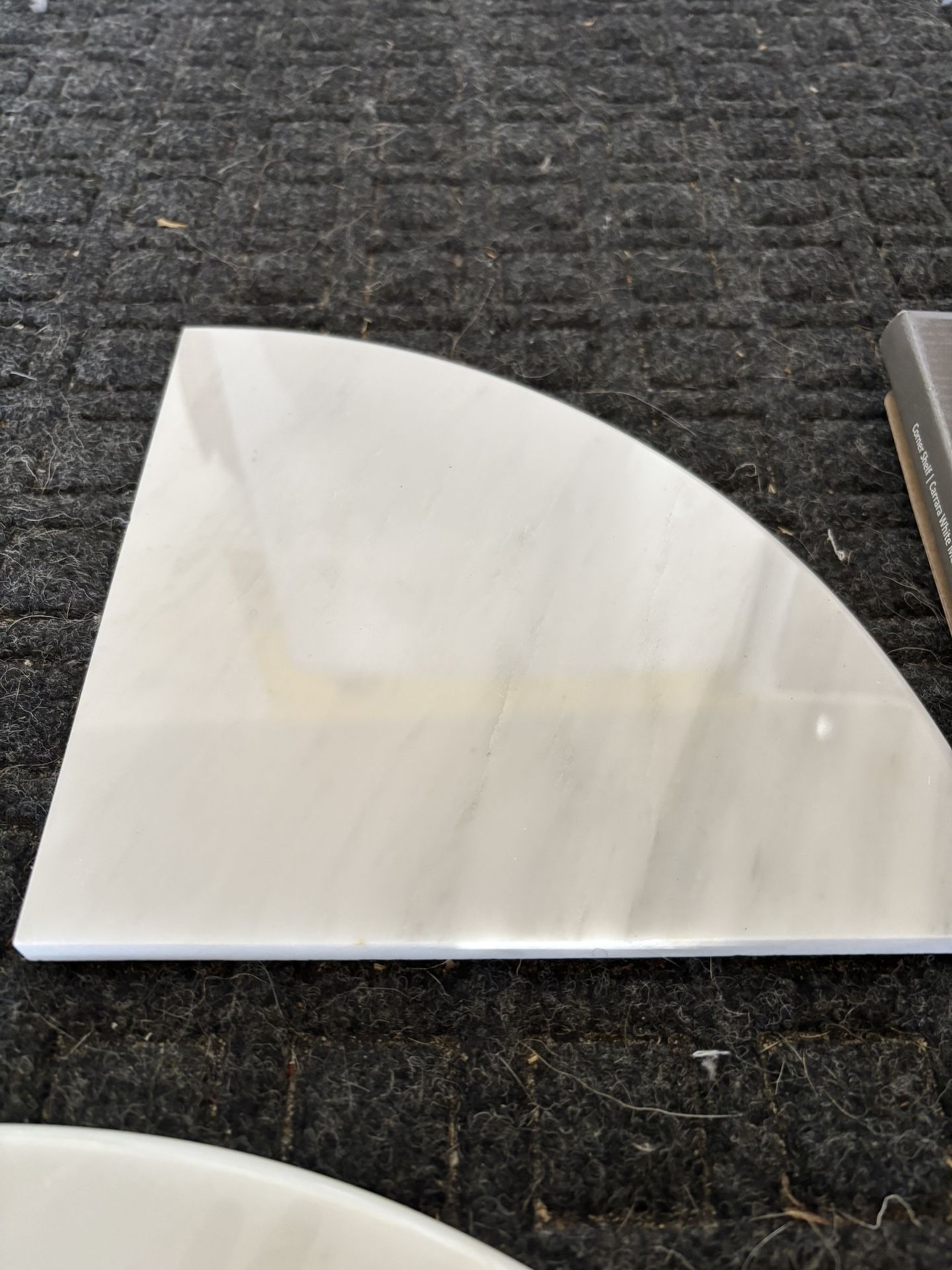 Marble Corner Shelves