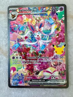 Sylveon EX Pokemon Card - 30th celebration