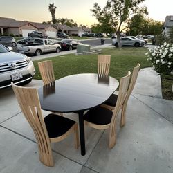 Beautiful Table with 5 chair.