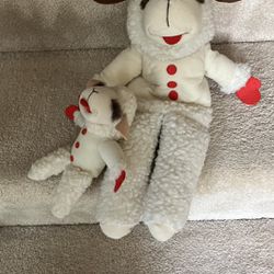 Lamb Chop Puppet And Mini Stuffed Toy