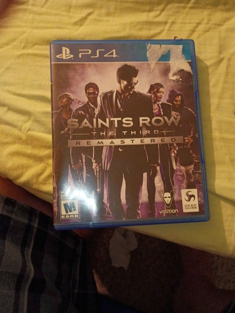 Saints Row The Third Video Game 4 PlayStation 4 In Perfect Condition 