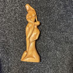 Wooden Sculpture - Family