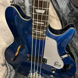 Epiphone Limited Edition Jack Casady Blue Royale Bass Guitar