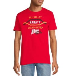 Cobra Kai Karate Kid red short sleeve t shirt size 2XL NEW 100% cotton 