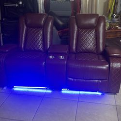 New  Loveseat Electric Recliners