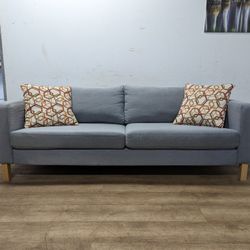 IKEA Light Blue Modern Fabric Couch