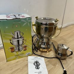 New Deluxe Electric Samovar Kettle 32oz.