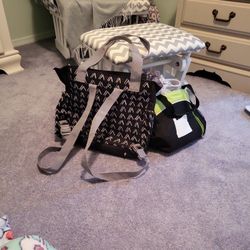 Diaper Bag, Lunch Bag, Swaddle And Carseat Cover