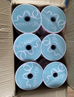 6 rolls Wired 2.5” ribbon