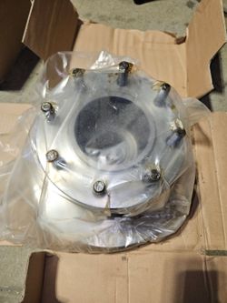 Heavy duty front brake rotor and hub assembly