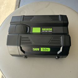 Replacement For EGO Power Tools Battery 56v 5.oh