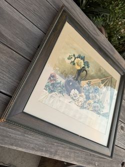 Picture with Frame Vintage
