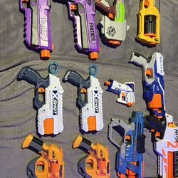 Nerf and X Shot Pistole Pack