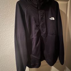Mens The North Face Canyonlands Full Zip Hooded Jacket 2XL XXL Black