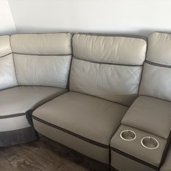 Homelegance modular reclining leather sofa - pick up only, price negotiable