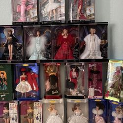 Special Edition and Marilyn Monroe Barbie Lot 