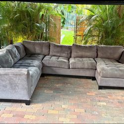 Cozy Grey Couch