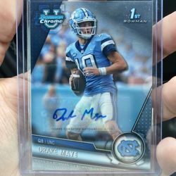 Drake Maye Autograph
