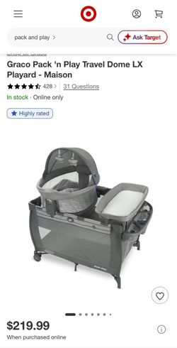 Graco pack n play travel Dome lx playard New each $175 or 2 for $300