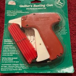 DRITZ quilter’s basting gun quilting sewing price tag tagging SEALED