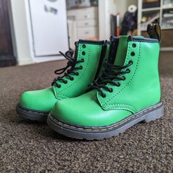 Lime green deals doc martens