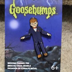 Goosebumps Slappy Movable Limbs Enamel Metal Pin 
