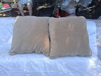 Brown velvet sofa
