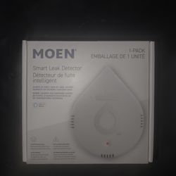 Moen Flo Smart Water Leak Detector, Drip or Flood Sensor Alarm for Home