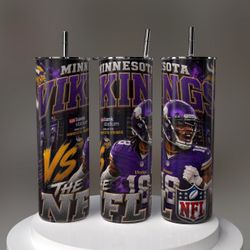Minnesota Vikings Football Tumbler