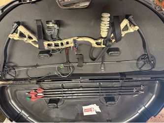 Left handed bow and accessories