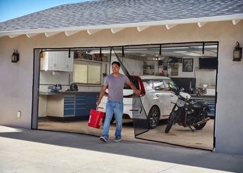 Garage Screen door 12x7  (new)