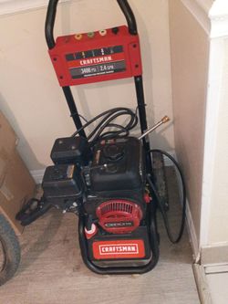 Craftsman power washer 3400 psi 2.4 gpm