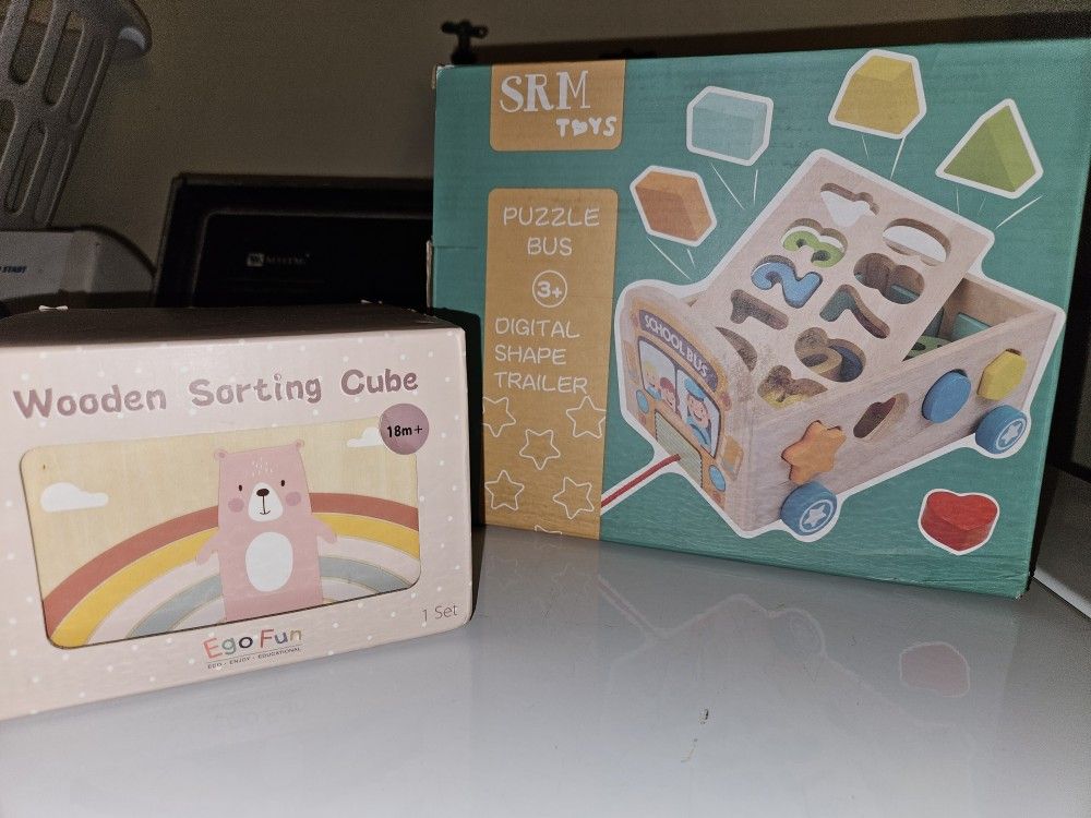 Baby/Toddler Toys, Wooden. New. $9
