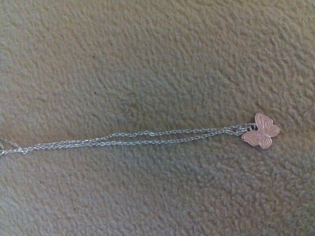 Little Girls Butterfly Necklace