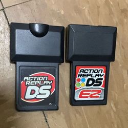 Nintendo DS ACTION REPLAY LOT OF 2 
