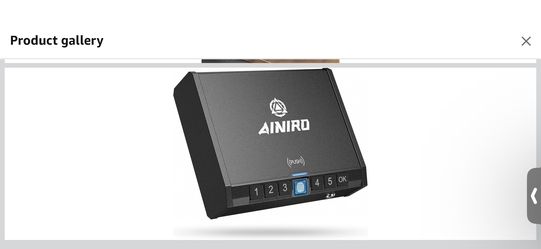 Safe  - Biometric Safe Quick-Access Lock with Fingerprint Identification or Key Pad, Storage Home Bedside Nightsta