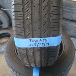 Tires 225/55/19 x4 Toyo A36