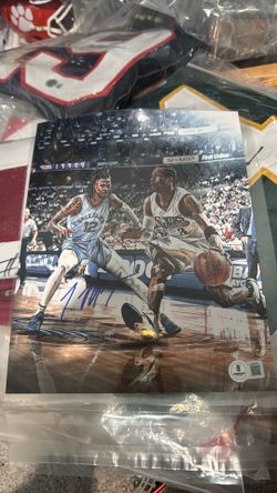 Ja Morant signed 8x10