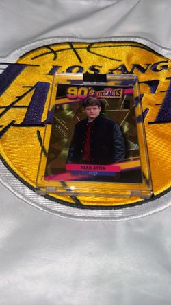 Sean Astin Wild Card 90s Decades Trading Card 1/1