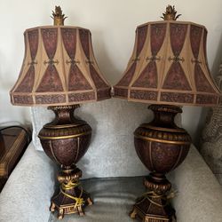 Pair Of Antique Lamp