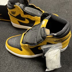 100% Authentic DS Nike Jordan 1 size 8.5 Pollen Yellow