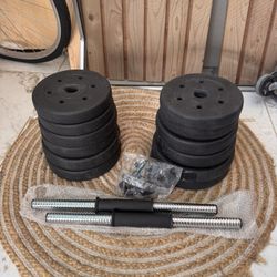 Adjustable Weight Dumbbells 