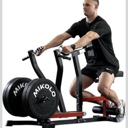 Mikolo Plate Loaded Seated Row Machine #5 for Home Gym, 400LB Capacity, Independent Arms & Adjustable Seat for Full Back Workout