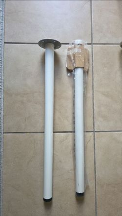 IKEA ADILS Table Legs - White (Set of 2)