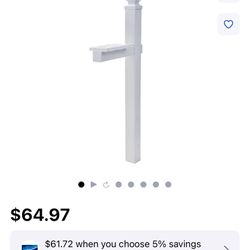 Architectural Mailboxes Whitley 4 × 4 White Polymer