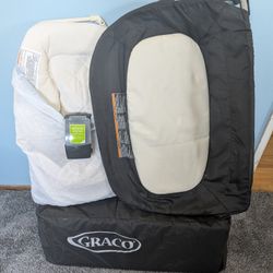 Graco Pack-N-Play Care Suite Playard (with Changing Table, Bassinet & Side Storage Caddy Attachments)